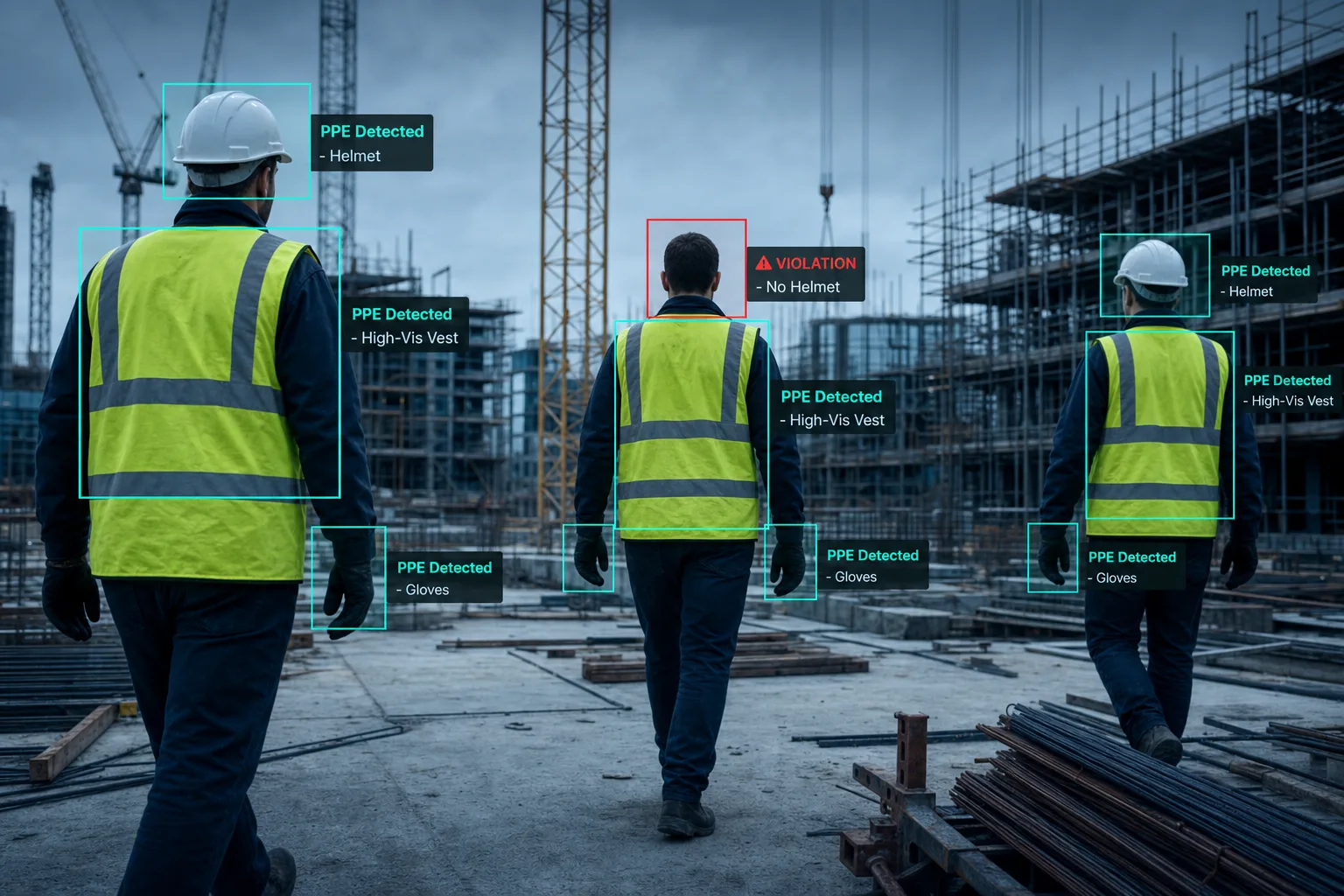 Construction computer vision